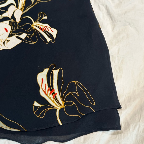 Aritzia/Little Moon mini dress with red and gold graphic. - Picture 4 of 4